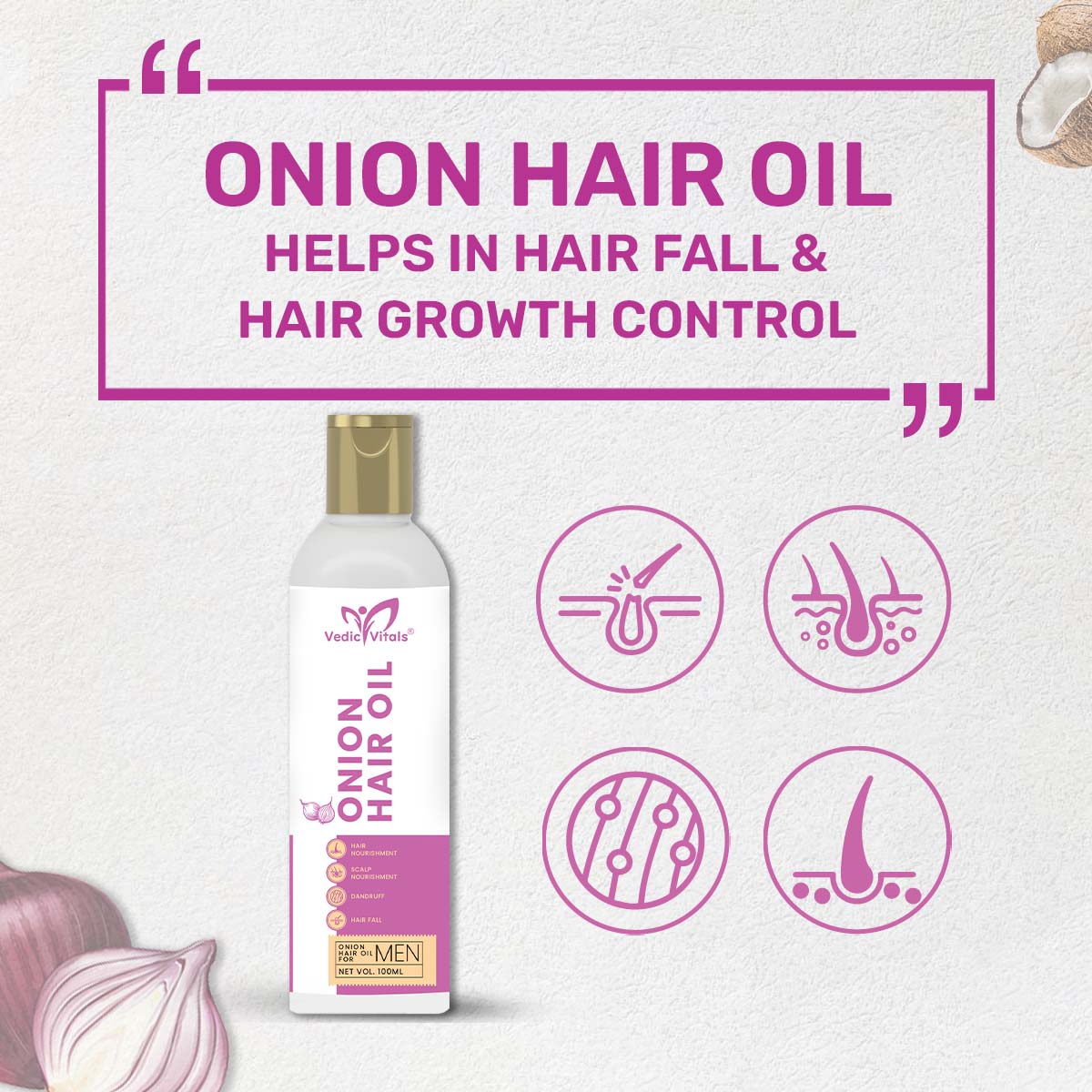Onion Hair Oil For Stronger Hair
